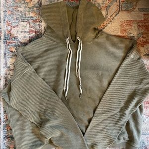 Aerie Ribbed Two Piece Sweat Set